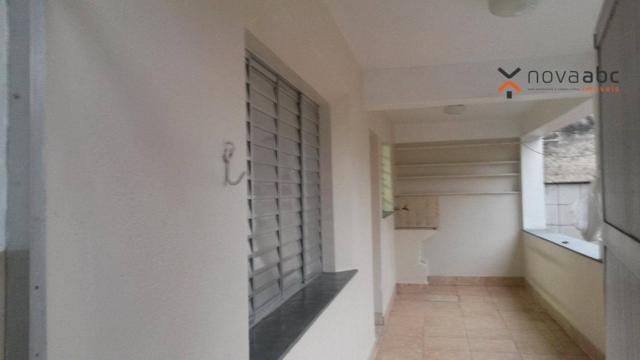 Apartamento com 1 dormitório para alugar, 58 m² por R$ 1.300/mês - Vila Floresta - Santo A - Foto 3