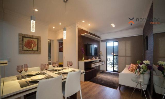 Apartamento com 2 dormitórios e varanda gourmet para alugar, 70 m² em condomínio completo