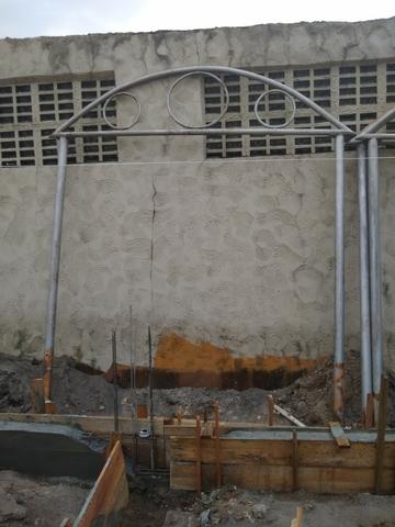 Estrutura de ferro colonial para garagem - Foto 2