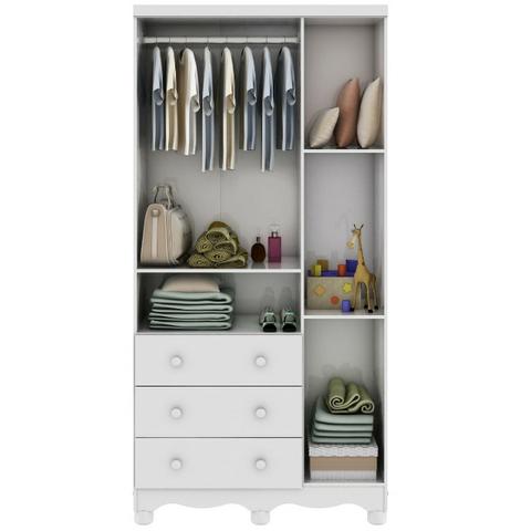 Frete Grátis* Quarto de Bebê Armário, Cômoda Tedy e Berço Uli- Tedy *NOVO - Foto 6