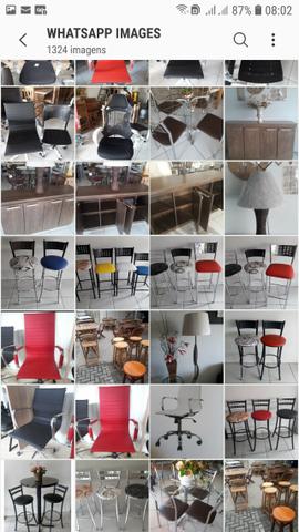 Banquetas mesas cadeiras bistros - Foto 4
