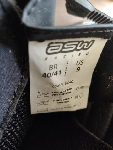 Bota Asw Core - Preta e Branca - Foto 4