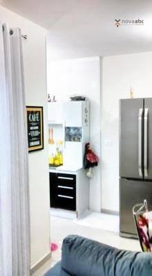 Apartamento com 2 dormitórios para alugar, 40 m² por R$ 1200/mês - Vila Floresta - Santo A - Foto 8