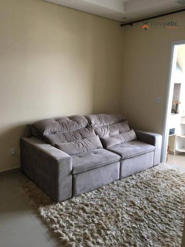 Apartamento com 2 dormitórios para alugar, 63 m² por R$ 2.100/mês - Campestre - Santo Andr - Foto 2
