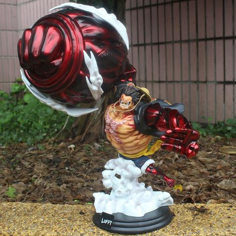 Promo Black Action Figure Luffy Gear 4 King Kong Gun Gk 43cm