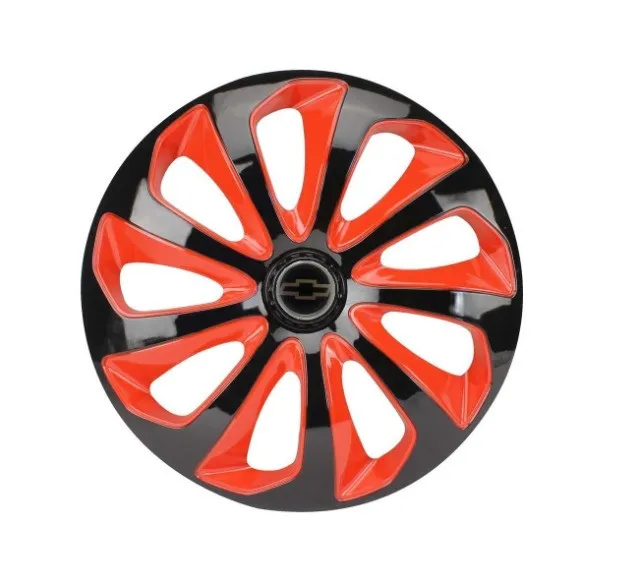 Calota Esportiva Aro 14 Elitte Universal vermelho linha Velox Elitte calota sem adesivo