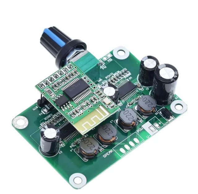Mini amplificador (placa) Bluetooth 4.2 digital 60w 2x30w USB key 12v à 24v DC - Foto 2