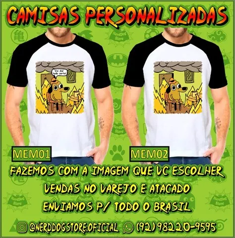 Camisa Meme "Tá tudo bem" - NerdDog Store - Memes, Geek, Nerd, Otaku