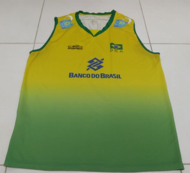 Camisa Antiga Vôlei Seleção Brasil Olympikus #7 Giba tam. M - Roupas e calçados - Rio Janeiro 1067318850 | OLX