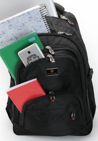 Mochila Grande reforçada Carrinho e Cadeado  - Foto 4