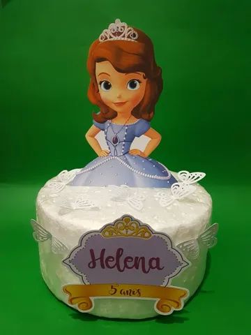 Topper de bolo Princesa Sofia