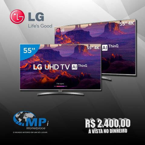 Smart TV 4K Led 55? LG 55UM7470PSA Wi-Fi HDR Inteligência Artificial Control Smart Magic
