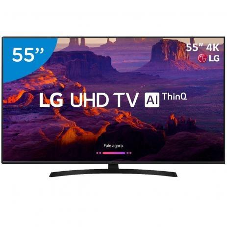 Smart TV 4K Led 55? LG 55UM7470PSA Wi-Fi HDR Inteligência Artificial Control Smart Magic - Foto 2