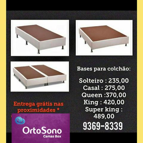 Base de Cama box Padrão, Queen King etc