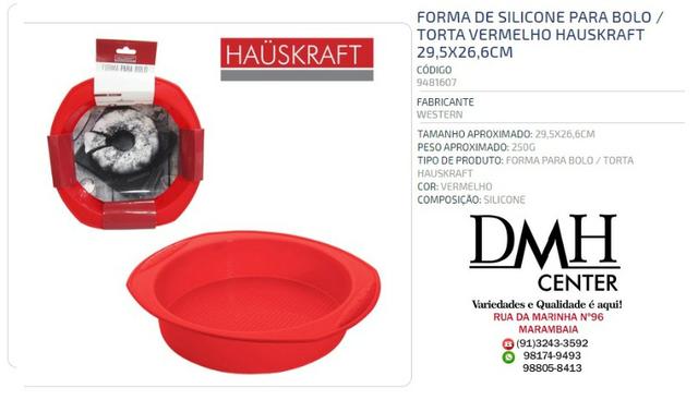 Forma Para Bolo Torta de silicone 19:17
