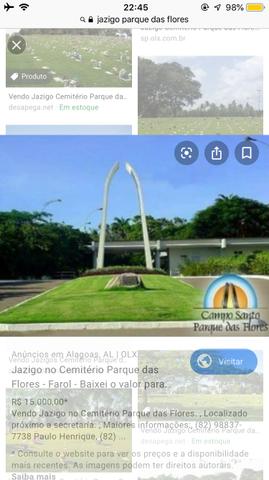 Vendo jazigo parque das flores farol