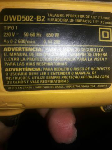 Furadeira/parafusadeira profissional 650w