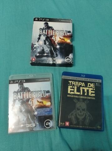 Jogo PS3 Battlefield 4 com Blu-Ray Tropa de Elite