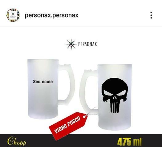 Canecas de Chopp de Vidro Fosco Personalizadas - Foto 4