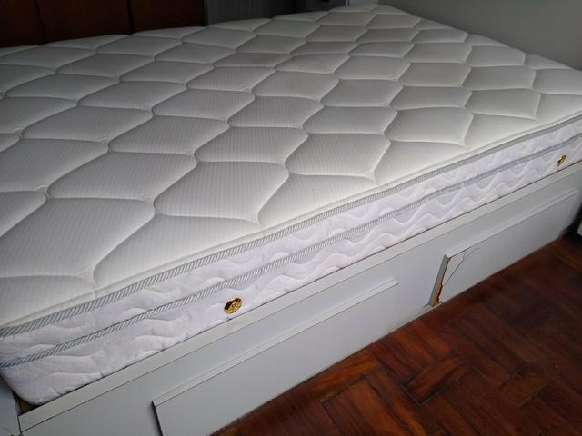 Jogo de quarto casal com colchão