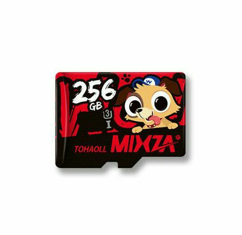 Cartão de memória mixza 256gb classe 10