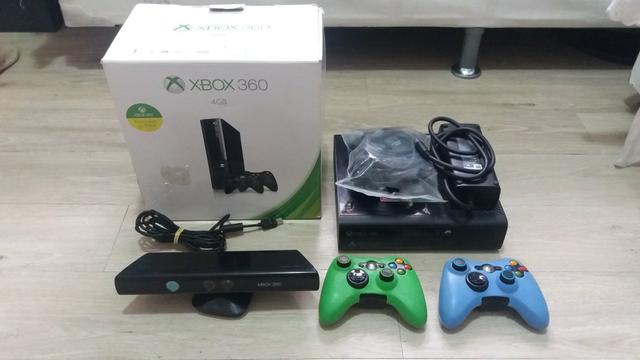 Xbox 360 4gb Destravado Com Kinect - Foto 3