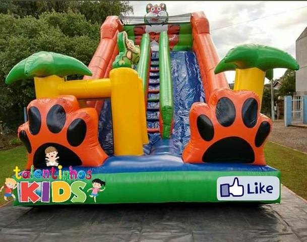 Brinquedos Infláveis- Inflável Futebol de Sabão Tobogã Pula Pula tudo para sua festa - Foto 6