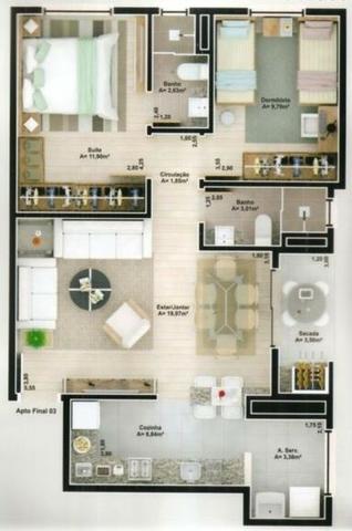 Apartamento 2 Dormitórios no Dom Feliciano, próximo ao Centro - Foto 17
