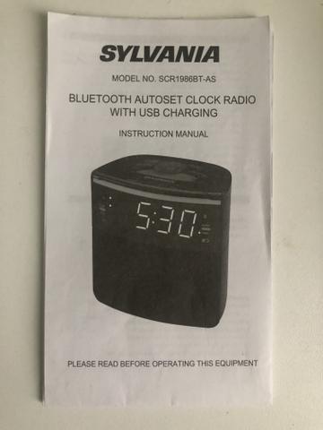 Rádio relógio com bluetooth e USB para carregar celular - Foto 5