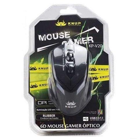 Mouse gamer kp, sensor DPI 2400 e Design totalmente ergonômico - Foto 3