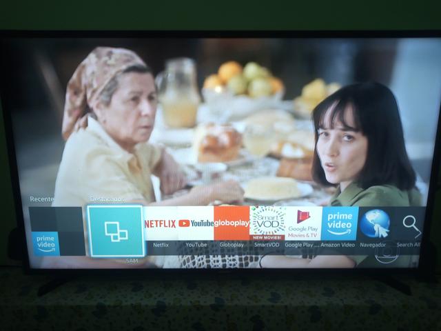 Smart tv samsung 48 polegadas com pezinho controle wifi integrado
