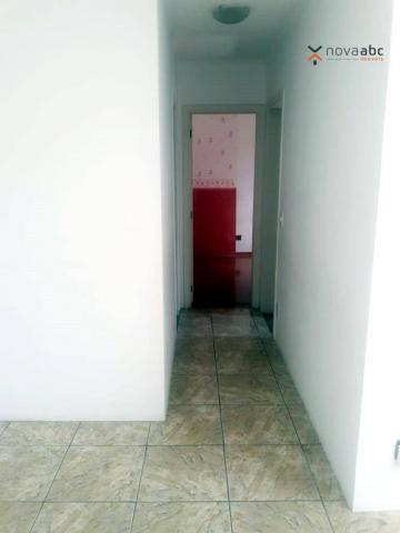 Apartamento com 2 dormitórios para alugar, 56 m² por R$ 1.200/mês - Utinga - Santo André/S - Foto 5