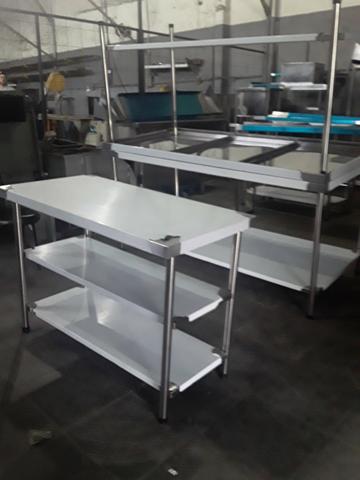 Bancada inox 1.20x60x90