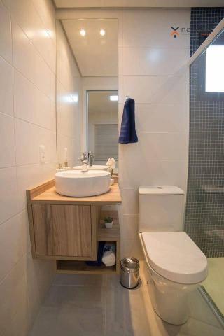 Apartamento com 2 dormitórios e varanda gourmet para alugar, 70 m² em condomínio completo - Foto 10