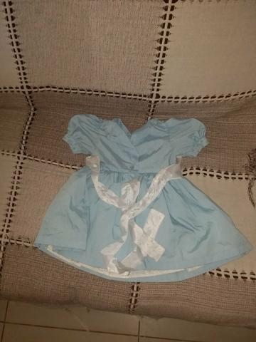 Vestido tamanho 1 ano . no tema alice pais das maravilhas - Foto 2