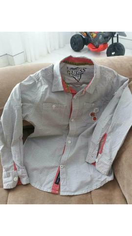 Camisa social infantil Guess tamanho 7