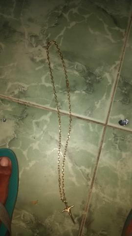Vendo cordão de prata banhado a ouro, por 270 interessados chama no zap 988839072