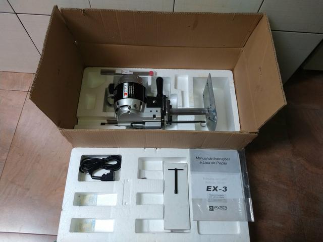 Máquina de corta tecido 10 polegadas 750w marca exata profissional - Foto 2