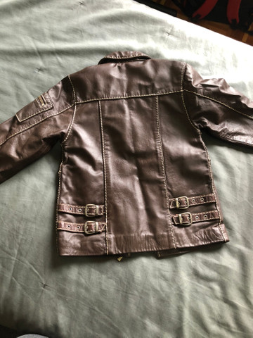 jaqueta de couro infantil 2 anos