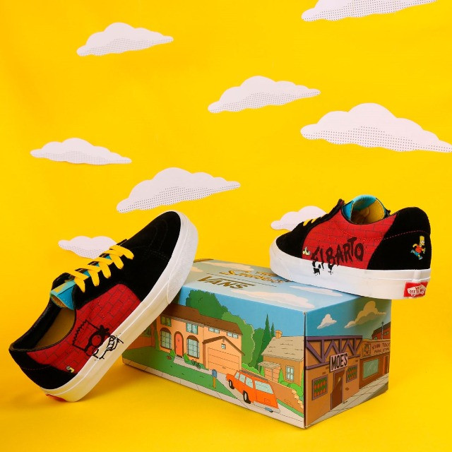 Vans Bart Simpson pronta entrega original varias numerações