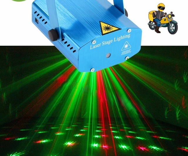 Mini laiser rgb iluminação para festas