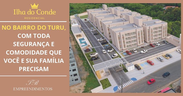 Apartamento para venda com 57 metros quadrados com 2 quartos em Turu - São Luís - MA - Foto 2