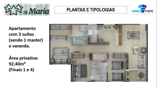 Apartamento à venda, 3 quartos, 3 suítes, 2 vagas, Neópolis - Natal/RN - Foto 12
