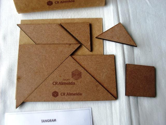 Brinquedo - Tangram De Madeira - Usado