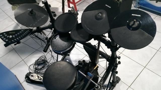 Bateria Eletrônica Michael Ddm-110 Usb 492 Timbres - Foto 4