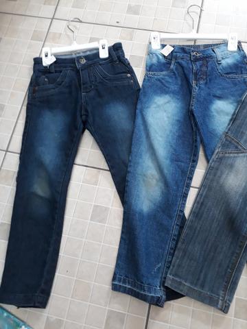 Lote 3 calças jeans - Foto 3