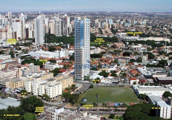 Apartamento com 1 quarto à venda, 39 m² por r$ 225.000 - setor bueno - goiânia/go - Foto 2