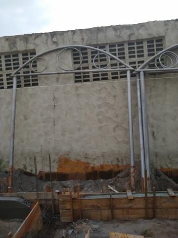 Estrutura de ferro colonial para garagem - Foto 4