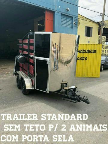 Trailers reboques para animais vários modelos. rabicho 5@ roda com garantia - Foto 6
