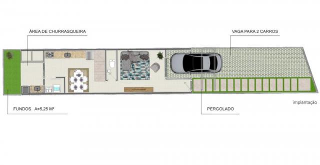 Casa à venda com 2 dormitórios em Glória, Joinville cod:2291 - Foto 3